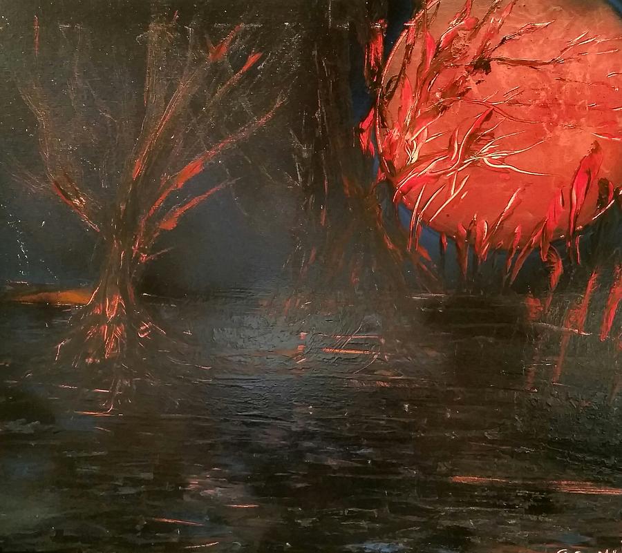 blood-moon-and-creepy-swamp-trees-gerry-smith